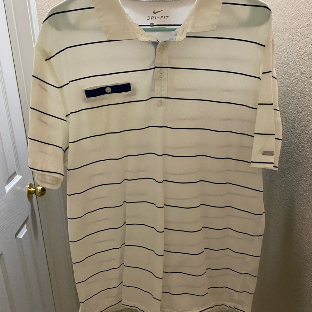 Nike Dri-Fit Stripe Golf Polo!